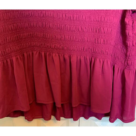 Torrid baby doll top in Barbie pink 4X New with tags - Picture 5 of 8